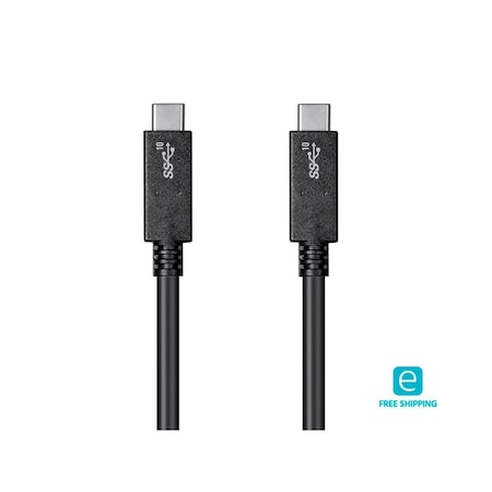 Essentials USB Type-C To Type-C 3.1 Gen 2 Cable - 10Gbps_ 5A_ 30AWG_ B